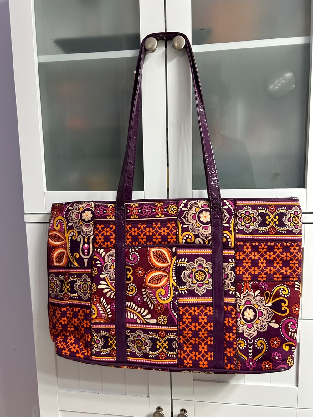 Vera Bradley Three-Pocket Tote “Safari Sunset”